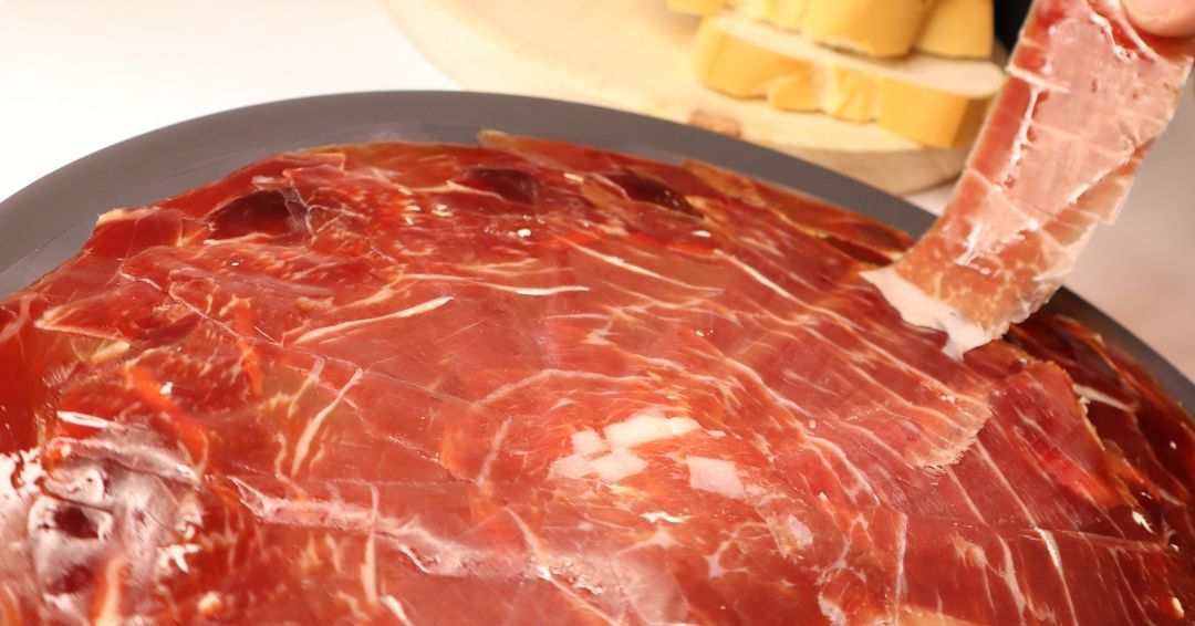 Loncha jamón perfecta